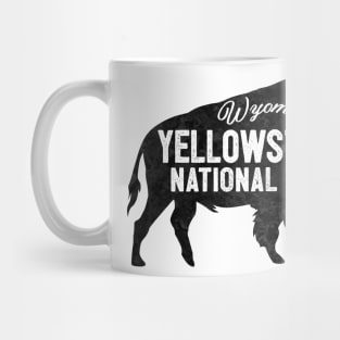 Yellowstone National Park Wyoming American Bison Buffalo Mug